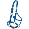 Weaver Original Adjustable Chin and Throat Snap Halter 3/4 (Weanling/Pony, Blue)
