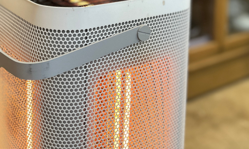 A white home heater.