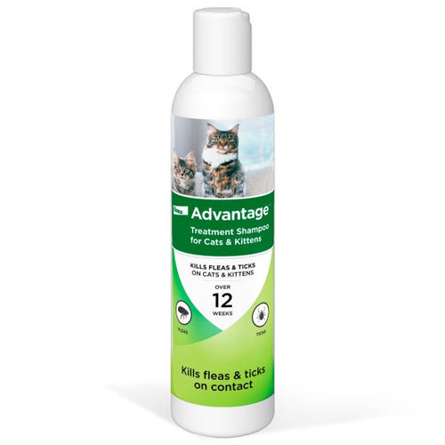 Advantage Cat Flea & Tick Shampoo for Kittens & Adult Cats