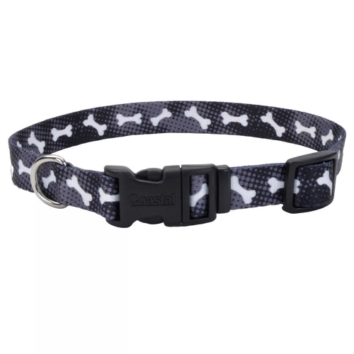 Coastal Pet Products Styles Adjustable Dog Collar (1 X 18-26, Special Paws)