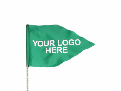 U.S. Whip 60 (152cm) Flag Whip, 10 Rubber Golf Grip Handle