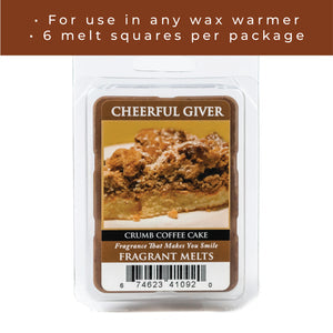 A Cheerful Giver Crumb Coffee Cake Fragrance Melts