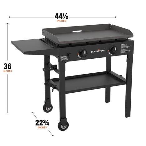 Blackstone 2 Burner 28 Gas Griddle in Classic Black
