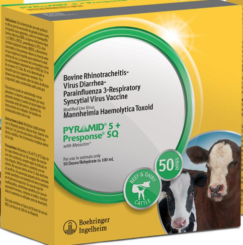 Boehringer Ingelheim Pyramid 5 + Presponse SQ Cattle Vaccine