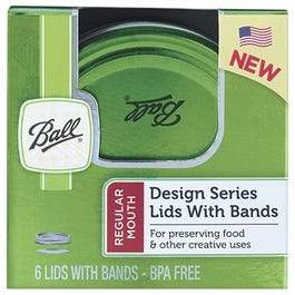 Canning Lids & Bands, Green
