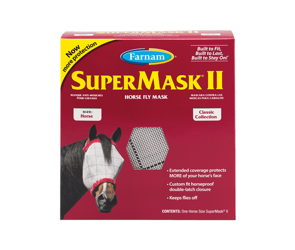 Farnam SuperMask II Horse Fly Mask Foal/Pony