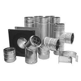 Pellet Stove Chimney Venting Kit, Through-Wall, 3-In.