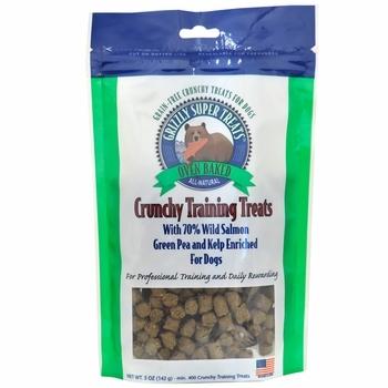 Grizzly Green Pea and Kelp Crunchy Training Treats for Dogs