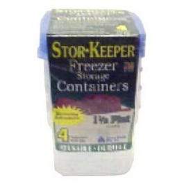 Freezer & Storage Container, 1/2-Gal., 2-Pk.