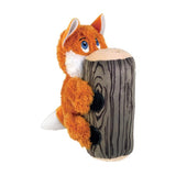 KONG Huggz Hiderz Fox Plush Dog Toy