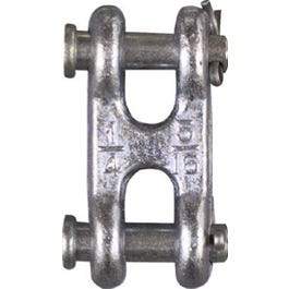 Double Clevis Connecting Link, Zinc, 1/4 & 5/16-In.