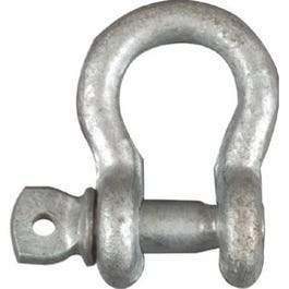 Galvanized Anchor Shackle with Screw Pin, 0.3125-In.