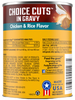 PEDIGREE® CHOICE CUTS™ IN GRAVY Adult Canned Soft Wet Dog Food, Chicken & Rice Flavor