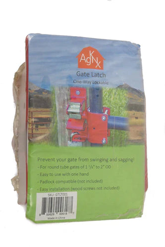 Agralink 1-Way Lockable Gate Latch 1 5/8 to 2