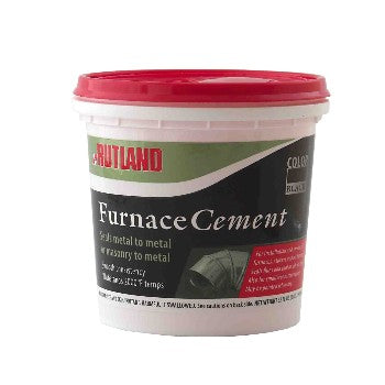 Rutland 65 Furnace Cement, Black ~ Quart