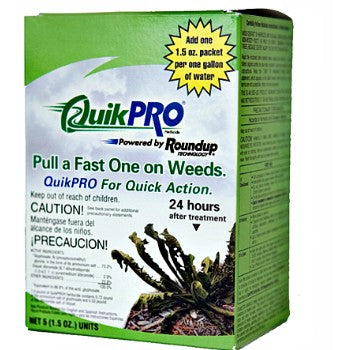 Monsanto MSR88603 QuikPro Weed Killer Packets - Set of 6 Boxes/5 Paks Each