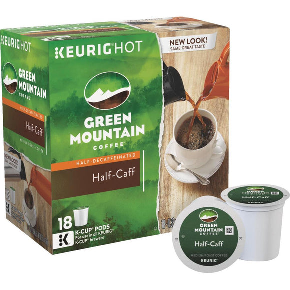 Keurig Green Mountain Coffee Half-Caff K Cup Pack (18-Count)