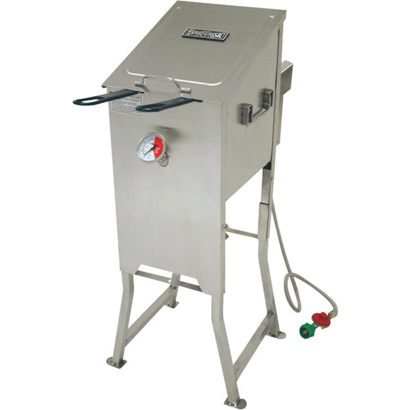Bayou Classic 4 Gal. Stainless Steel Outdoor Fryer with Stand