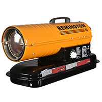 Remington 80,000 BTU Kerosene Forced Air Heater with Thermostat - Orange/Black