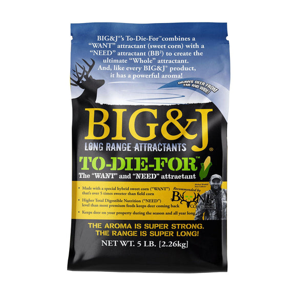 Big & J to Die for - Long Range Deer Attractant, 5 lb Bag