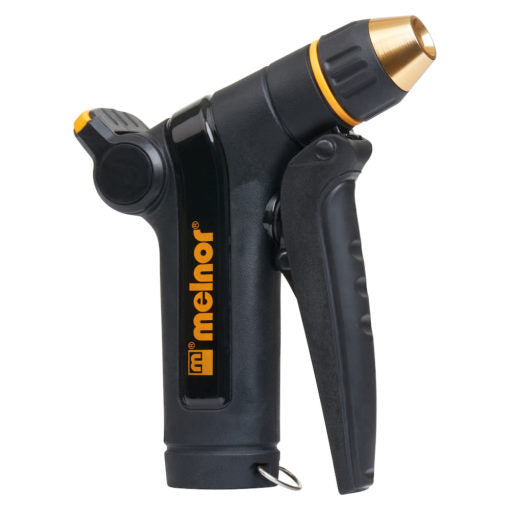 Melnor  Metal Adjustable Nozzle w/Front Trigger Hose Sprayer