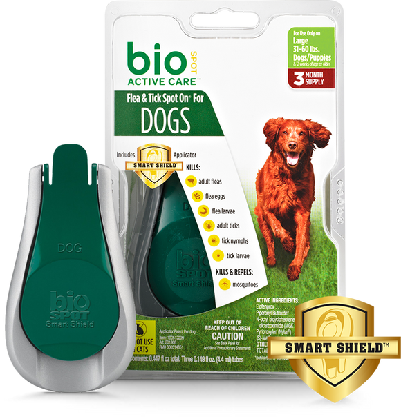 Farnam Companies BIO SPOT ACTIVE CARE™ Flea & Tick Spot On® for Dogs