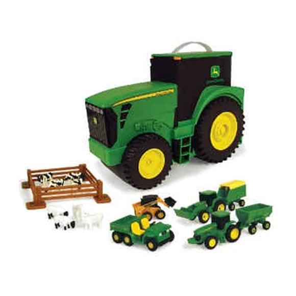 John Deere Tractor Carrying Case With Accessories (Multicolor)