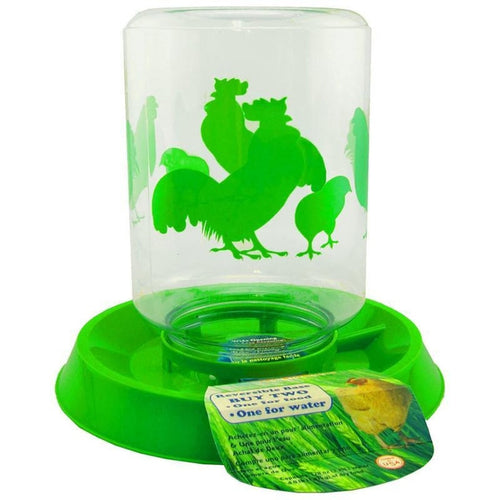 LIXIT CHICKEN FEEDER/WATERER COMBO