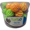 TURBO RATTLE BALLS CAT TOY CANISTER