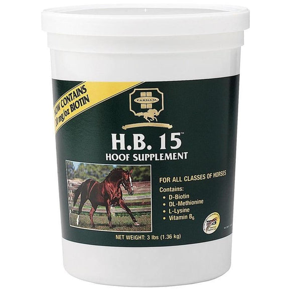 FARNAM HB-15 BIOTIN SUPPLEMENT FOR HORSE HOOVES